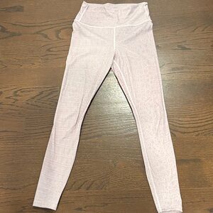 Varley dusty pale rose pink  Leggings
Faux croc pattern